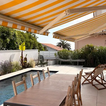 Vue Océan, Piscine Chauffée, Centre&plages à Pied Villa Biarritz